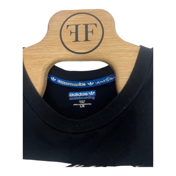 adidas + GONZ Skateboard Black T-Shirt J.Grant Brittain Large Valhall Curated - Picture 6 of 7